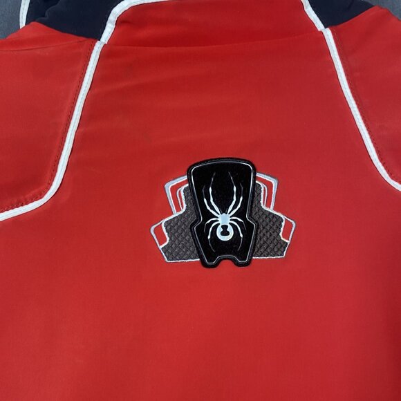 Spyder Mens Red Ski Jacket Dermizax-EV Zip Pockets & Spiderweb Lining Size L/52 - Picture 14 of 16